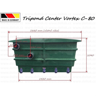 Průtokový filtr Tripond Center Vortex C-80 - prázdný