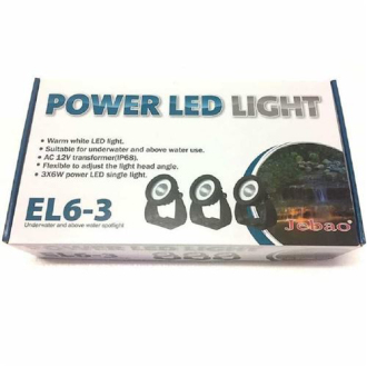 Jezírkové světlo Jebao EL6-3 Power LED light 3x 6 W