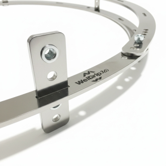 Uchycení vaku WellGrip 360 Ø90 – nerez